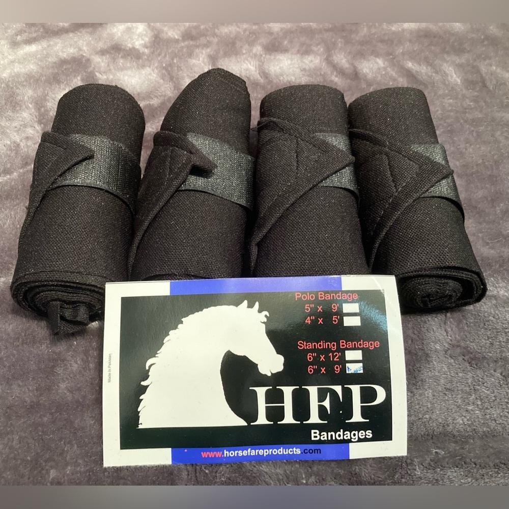 HFP Standing Bandages/Wraps- Set of 4